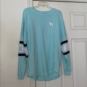 Pink long sleeved sweatshirt